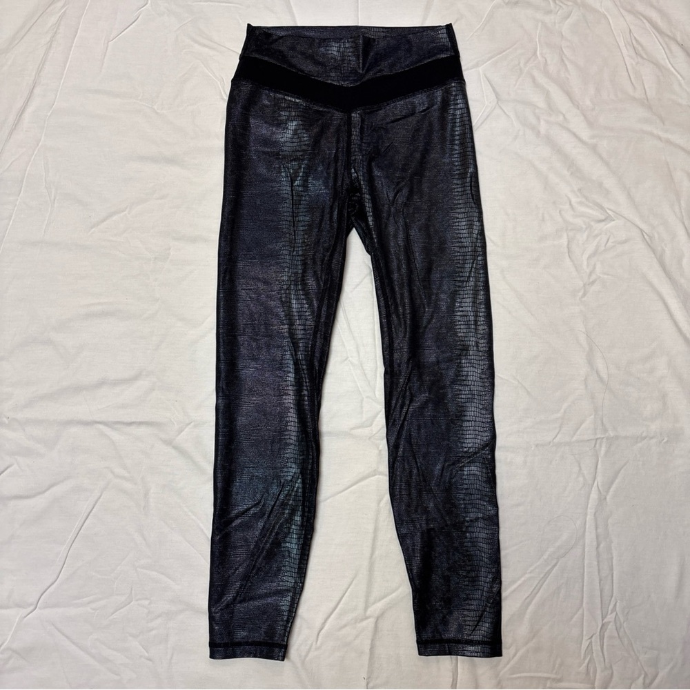 ZYIA Black Textured Leggings
